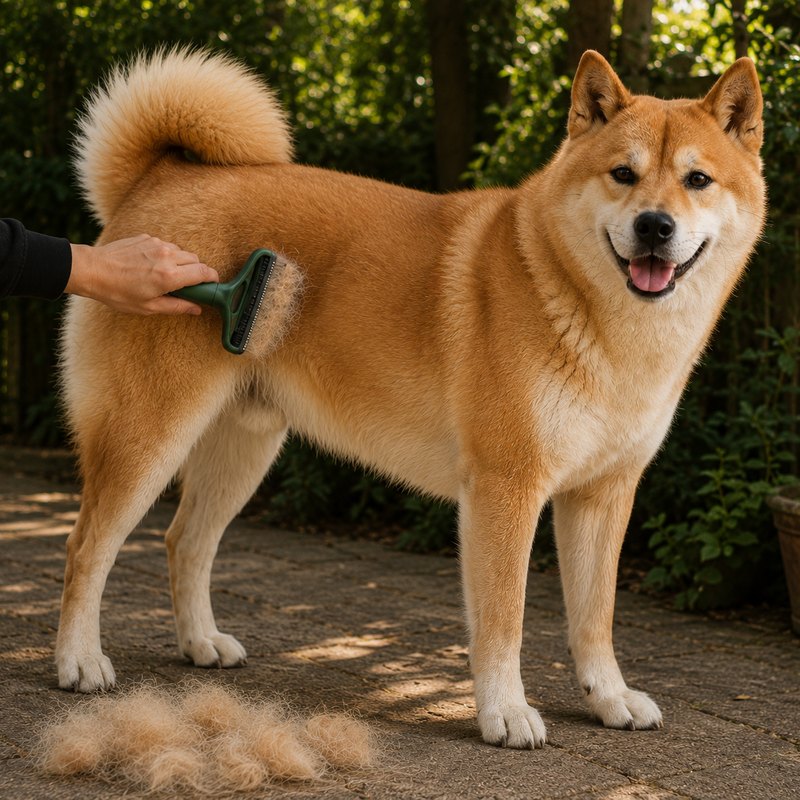 Deshedding brush